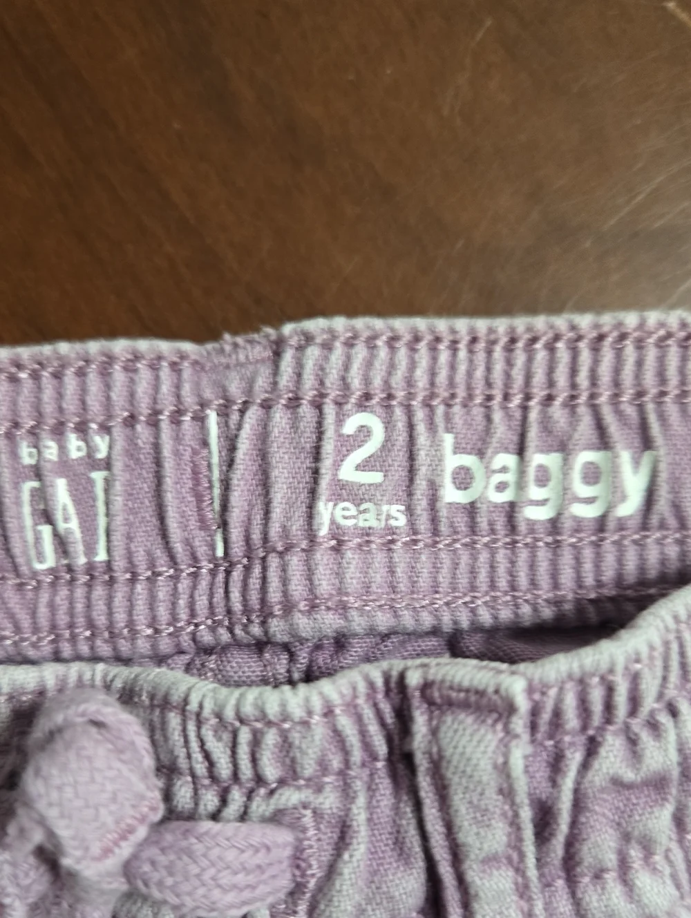 Gap 2 Baggy Lilac Kids' Baggy Pants - Comfortable Pull-On Bottoms